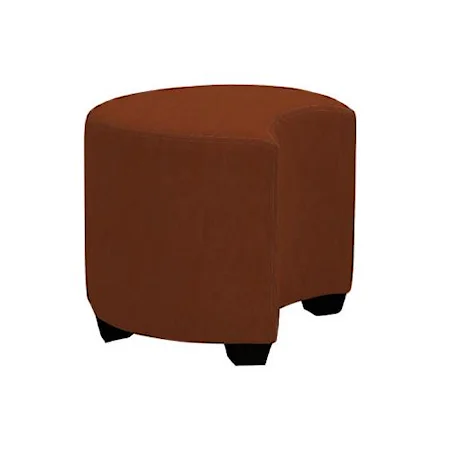 Contemporary Semi-Circle Ottoman